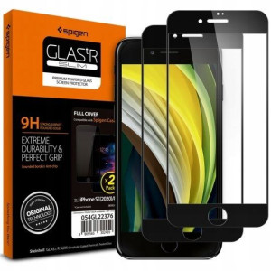 Szkło Spigen Glass FC do iPhone SE 2020/22 /8/7 x2