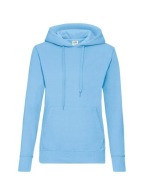 Fruit of the Loom Bluza damska Classic kangurka błękitny (YT) XS