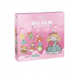 Haft diamentowy dla dzieci Zestaw Princess