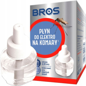 BROS PŁYN DO ELEKTRO NA KOMARY do 60 nocy zapas