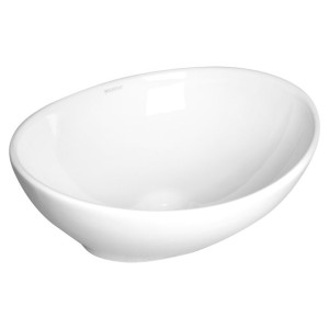 KERRA KR-707 umywalka nablatowa  41x33cm biała