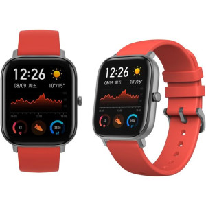 smartwatch amazfit gts orange zegarek pomarańczowy