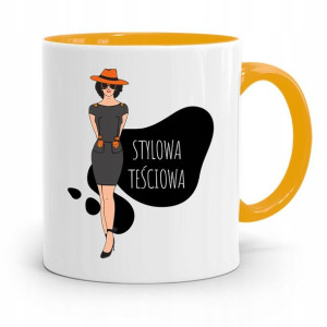Kubek Żółty Teściowej Mamy Stylowa Teściowa