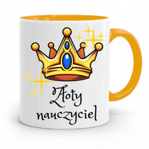 Kubek Złoty Prezent Dzień Nauczyciela