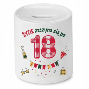 Na Urodziny 18 18te Skarbonka Prezent Idealny