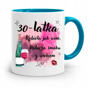 Na Urodziny 30 30te 30-te Kubek Błękitny Prezent