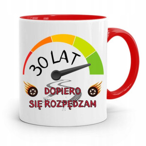 Na Urodziny 30 30te 30-te Kubek Czerwony Prezent