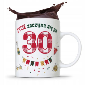 Na Urodziny 30 30te 30-te Kubek Idealny Prezent