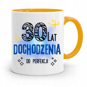 Na Urodziny 30 30te 30-te Kubek Żółty Prezent
