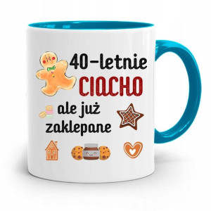 Na Urodziny 40 40te 40-te Kubek Błękitny Prezent