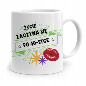 Na Urodziny 40 40te 40-te Kubek Idealny Prezent