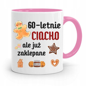 Na Urodziny 60 60te 60-te Kubek Różowy Prezent