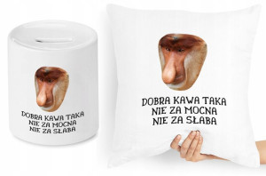 Nosacz Janusz Zestaw Poduszka + Skarbonka Prezent