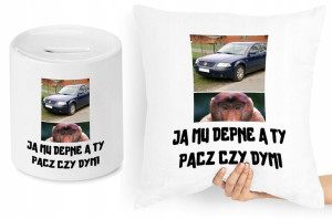 Nosacz Janusz Zestaw Poduszka + Skarbonka Prezent