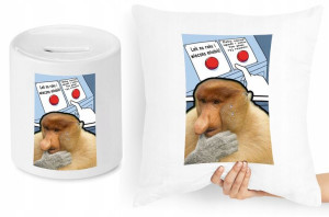 Nosacz Janusz Zestaw Poduszka + Skarbonka Prezent