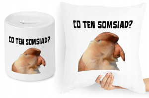 Nosacz Janusz Zestaw Poduszka + Skarbonka Prezent