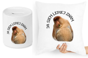 Nosacz Janusz Zestaw Poduszka + Skarbonka Prezent