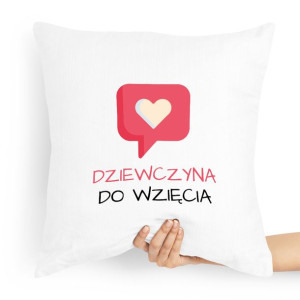 Poduszka Dla Dziewczyny Dziewczyna Do Wzięcia