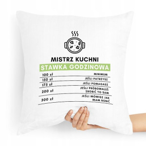 Poduszka Dla Kucharza Prezent Stawka Godzinowa