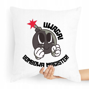 Poduszka Dla Magistra Na Prezent Na Urodziny