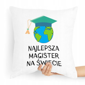 Poduszka Dla Magistra Na Prezent Na Urodziny