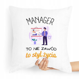 Poduszka Dla Menagera Menadżera Na Prezent