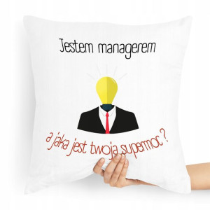 Poduszka Dla Menagera Menadżera Na Prezent