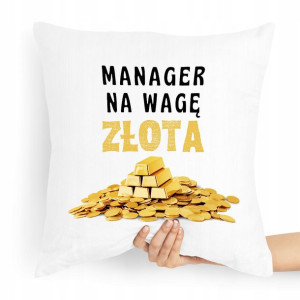 Poduszka Dla Menagera Menadżera Na Prezent