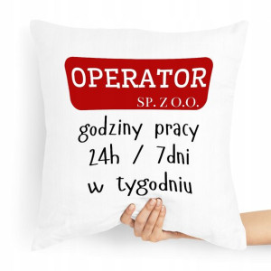 Poduszka Dla Operatora Na Prezent Na Urodziny
