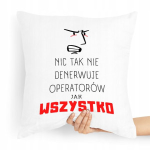 Poduszka Dla Operatora Na Prezent Na Urodziny