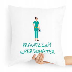 Poduszka Dla Pielęgniarki Prawdziwy Superbochater