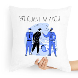 Poduszka Dla Policjanta Policjantki W Akcji
