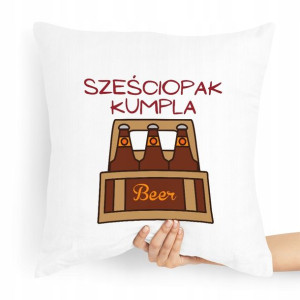 Poduszka Dla Przyjaciela Sześciopak Kumpla Prezent