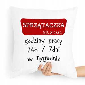 Poduszka Dla Sprzątaczki Na Prezent Urodziny