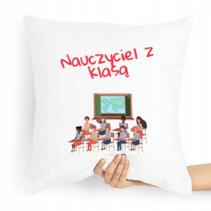 Poduszka Dzień Nauczyciela Nauczyciela Z Klasą