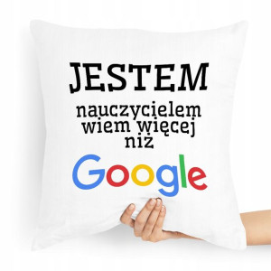 Poduszka Dzień Nauczyciela Wie Więcej Niż Google