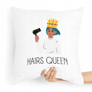 Poduszka Fryzjerki Fryzjera Hairs Queen Prezent