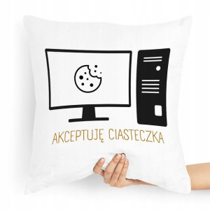 Poduszka Informatyk Akceptuje Wszystkie Ciasteczka