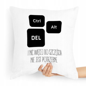 Poduszka Informatyka Programisty Ctrl+alt+del !