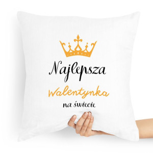 Poduszka Na Walentynki Najlepsza Walentynka