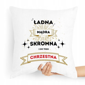 Poduszka Poszewka Dla Chrzestnego Na Prezent