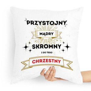 Poduszka Poszewka Dla Chrzestnego Na Prezent