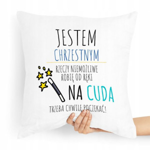 Poduszka Poszewka Dla Chrzestnego Na Prezent