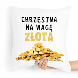 Poduszka Poszewka Dla Chrzestnego Na Prezent