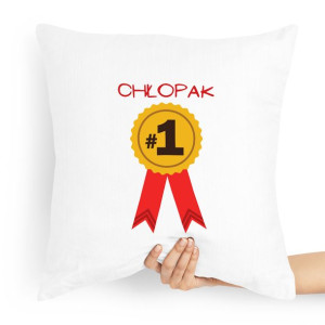 Poduszka Prezent Dla Chłopaka Chłopak Na Medal #1