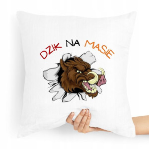 Poduszka Prezent Dla Chłopaka Dzik Na Masie