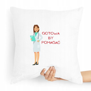 Poduszka Prezent Dla Doktora Gotowa By Pomagać