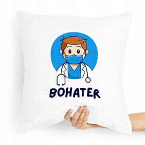 Poduszka Prezent Dla Doktora Lekarz Medyk Bohater