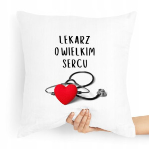 Poduszka Prezent Dla Doktora O Wielkim Sercu
