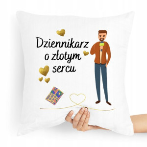Poduszka Prezent Dla Dziennikarza Reportera